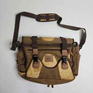 Nokona Milwaukee Brewers Laptop Messenger Bag Official MLB Brown 2009